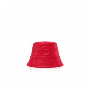 Telfar Bucket Hats Logo D Eimer Hüte Rot | CHGL3094