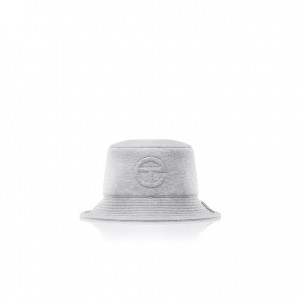 Telfar Bucket Hats x UGG Logo Eimer Hüte Grau | CHAP3098