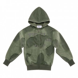 Telfar Camo Hoodie Olivgrün | CHPQ3215