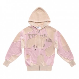 Telfar Camo Hoodie Rosa Braun | CHUT3218