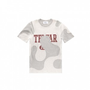 Telfar Camo T-shirts Grau | CHFM3406