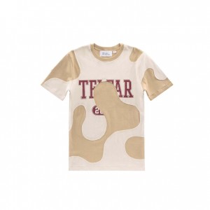 Telfar Camo T-shirts Khaki | CHSO3408