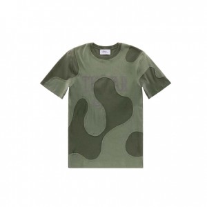 Telfar Camo T-shirts Olivgrün | CHAP3409