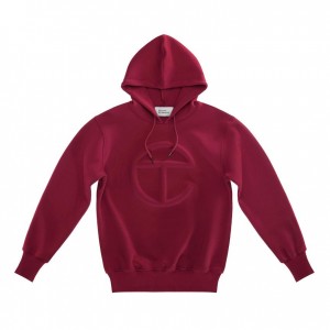 Telfar Embossed Hoodie Bordeaux | CHIS3199