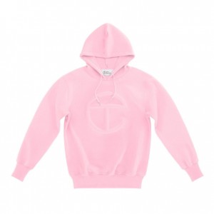 Telfar Embossed Hoodie Rosa | CHYU3201