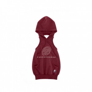 Telfar Halter Hoodie Bordeaux | CHYU3006