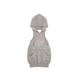 Telfar Halter Hoodie Grau | CHRW3008