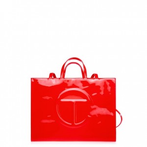 Telfar Lack Large Taschen Rot | CHCE3553