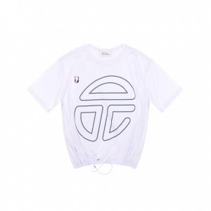 Telfar Mesh Drawstring T-shirts Weiß | CHNB3421