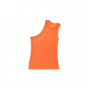 Telfar Rib Knits Half Muskelshirt Orange | CHAP3479