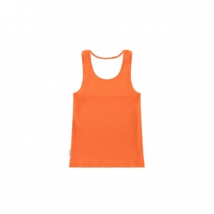 Telfar Rib Knits Halter Muskelshirt Orange | CHHK3481