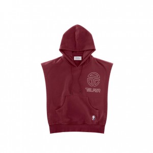 Telfar Sideless Hoodie Bordeaux | CHTV3007