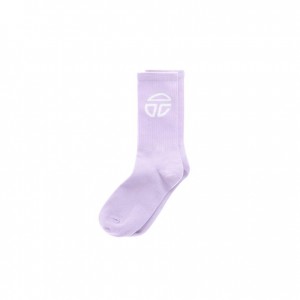 Telfar Socks Turn Logo E Socken Lavendel | CHSO3168