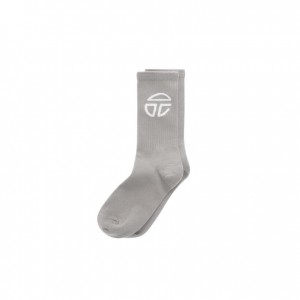 Telfar Socks Turn Logo N Socken Grau | CHXF3159