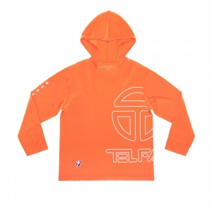 Telfar T Hoodie Orange | CHYU3245