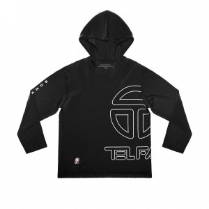 Telfar T Hoodie Schwarz | CHNB3013