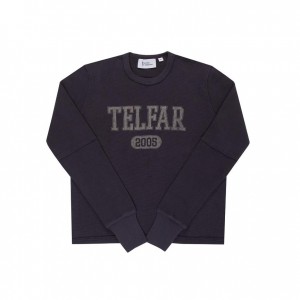 Telfar Thumbhole Thermal T-shirts Schwarz | CHCE3397