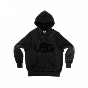 Telfar x UGG Hoodie Schwarz | CHEX3222