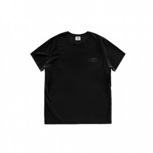 Telfar x UGG Logo T-shirts Schwarz | CHAP3427