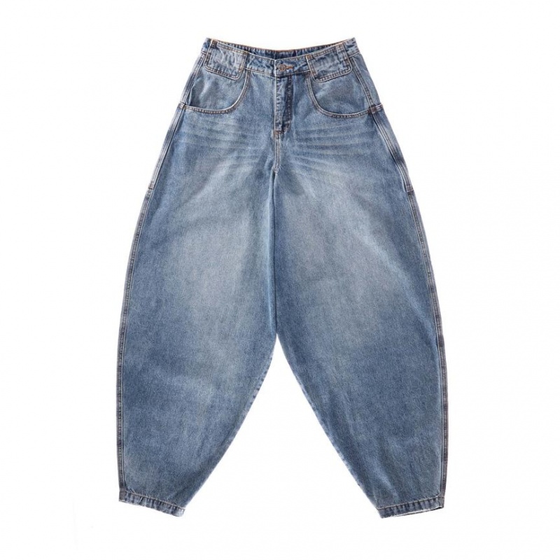 Telfar Baggy Denim Jeans Blau | CHQZ3277