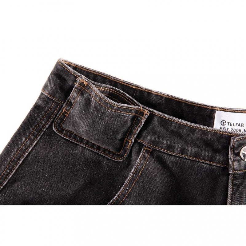 Telfar Baggy Denim Jeans Schwarz | CHMA3278