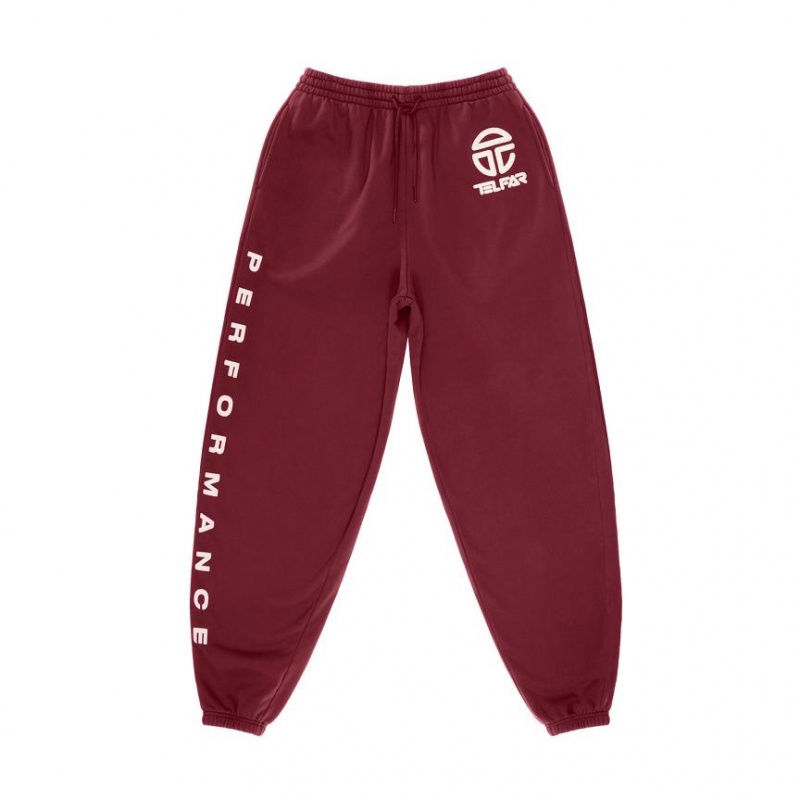 Telfar Baggy Jogginghose Bordeaux | CHOR3384