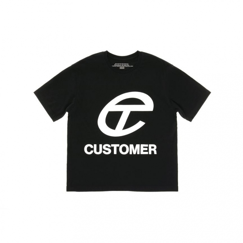 Telfar Basic Customer T-shirts Schwarz | CHWY3391