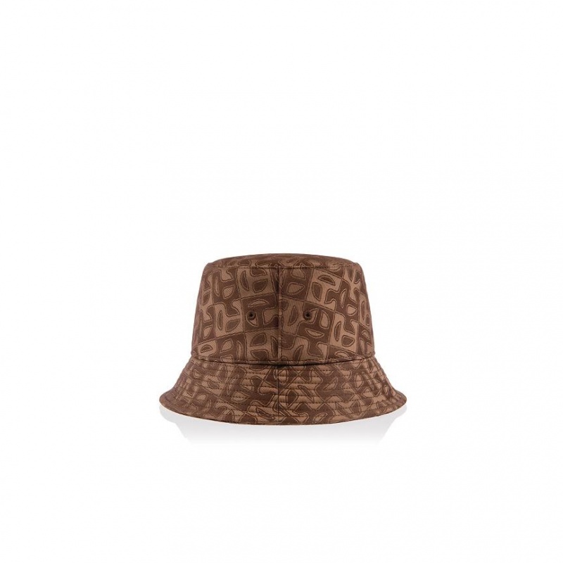 Telfar Bucket Hats Jacquard Eimer Hüte Braun | CHUT3076