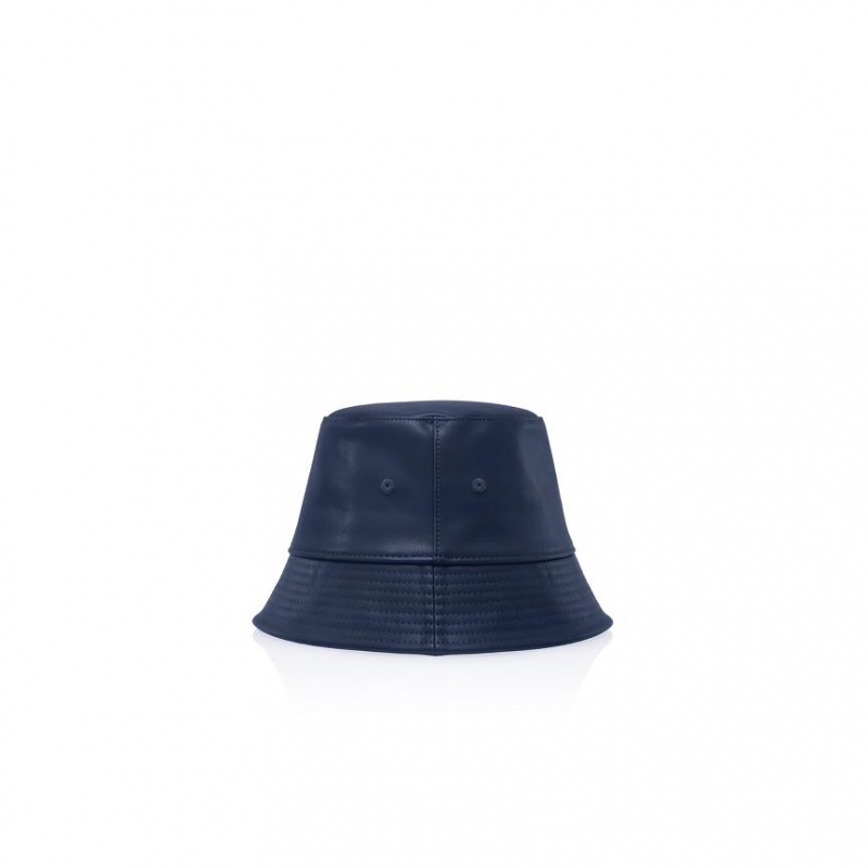 Telfar Bucket Hats Logo J Eimer Hüte Navy | CHXF3088