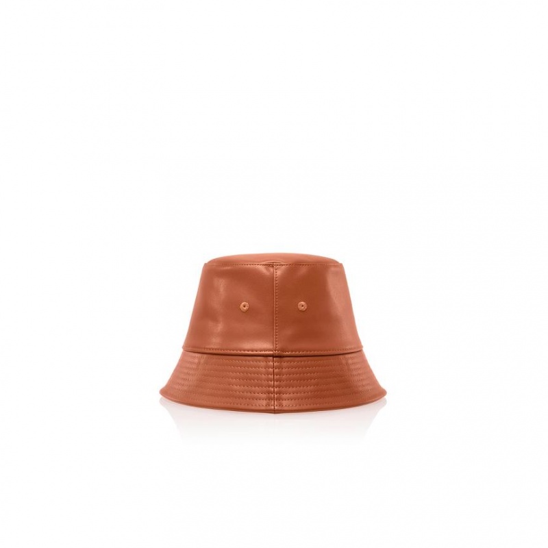 Telfar Bucket Hats Logo R Eimer Hüte Braun | CHEX3080