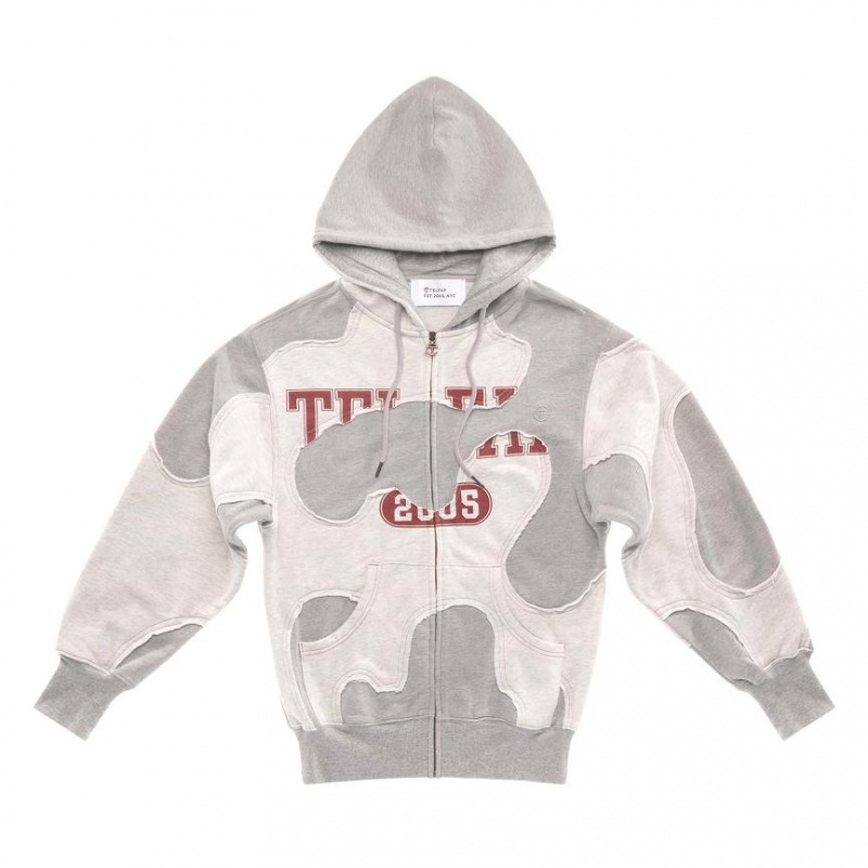 Telfar Camo Hoodie Grau | CHDN3212