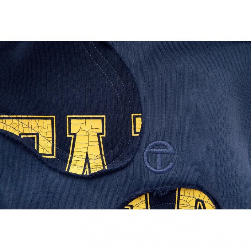 Telfar Camo Hoodie Navy | CHIS3217