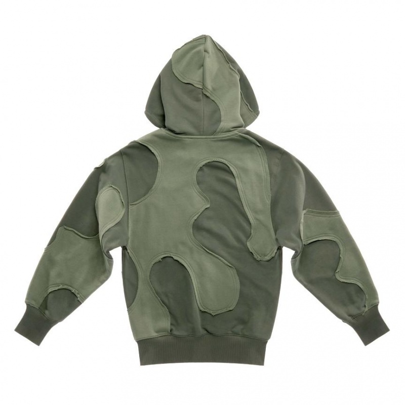 Telfar Camo Hoodie Olivgrün | CHPQ3215