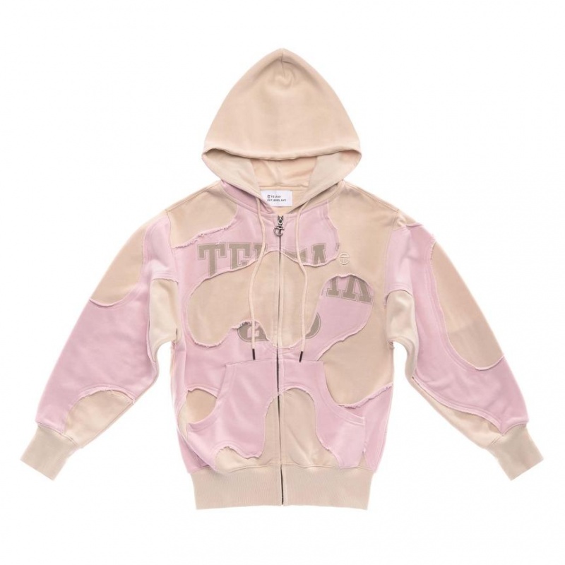 Telfar Camo Hoodie Rosa Braun | CHUT3218