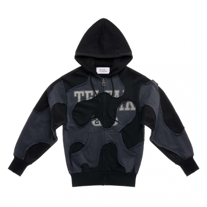 Telfar Camo Hoodie Schwarz Schwarz | CHFM3211