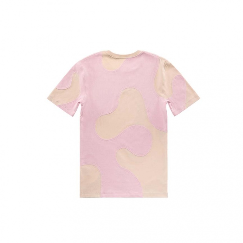 Telfar Camo T-shirts Rosa Braun | CHUT3413