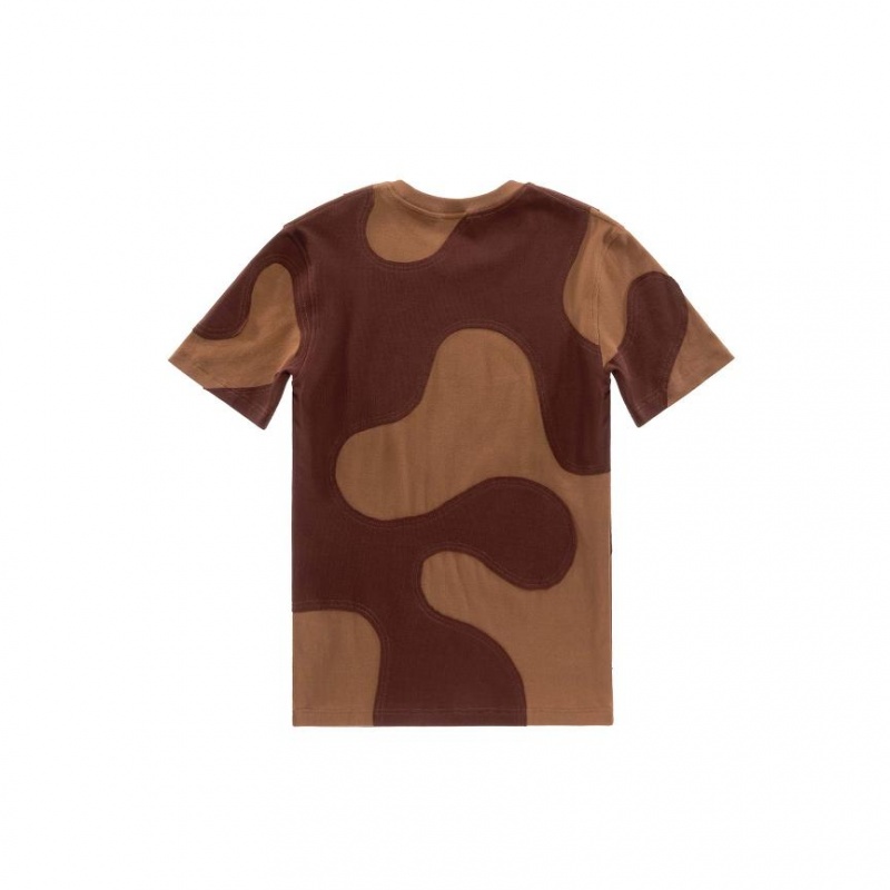 Telfar Camo T-shirts Schokolade | CHDN3407