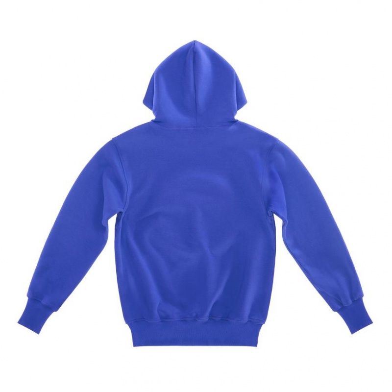 Telfar Embossed Hoodie Blau | CHPQ3197