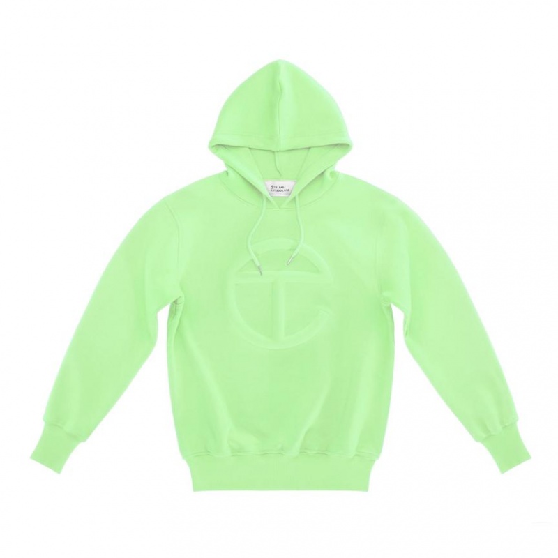 Telfar Embossed Hoodie Mintfarben | CHWY3205