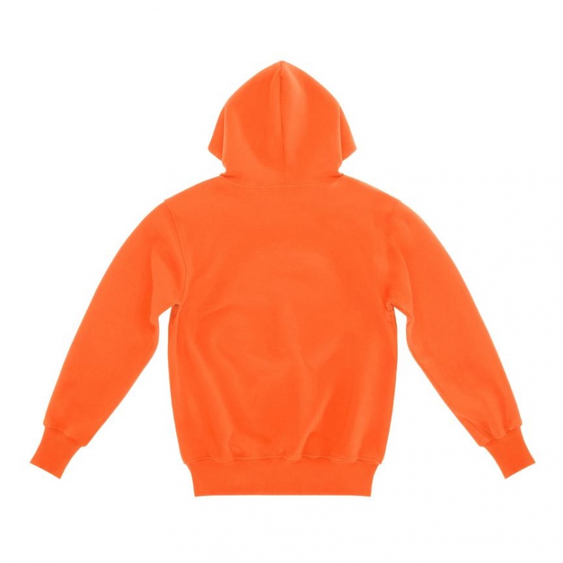 Telfar Embossed Hoodie Orange | CHMA3207