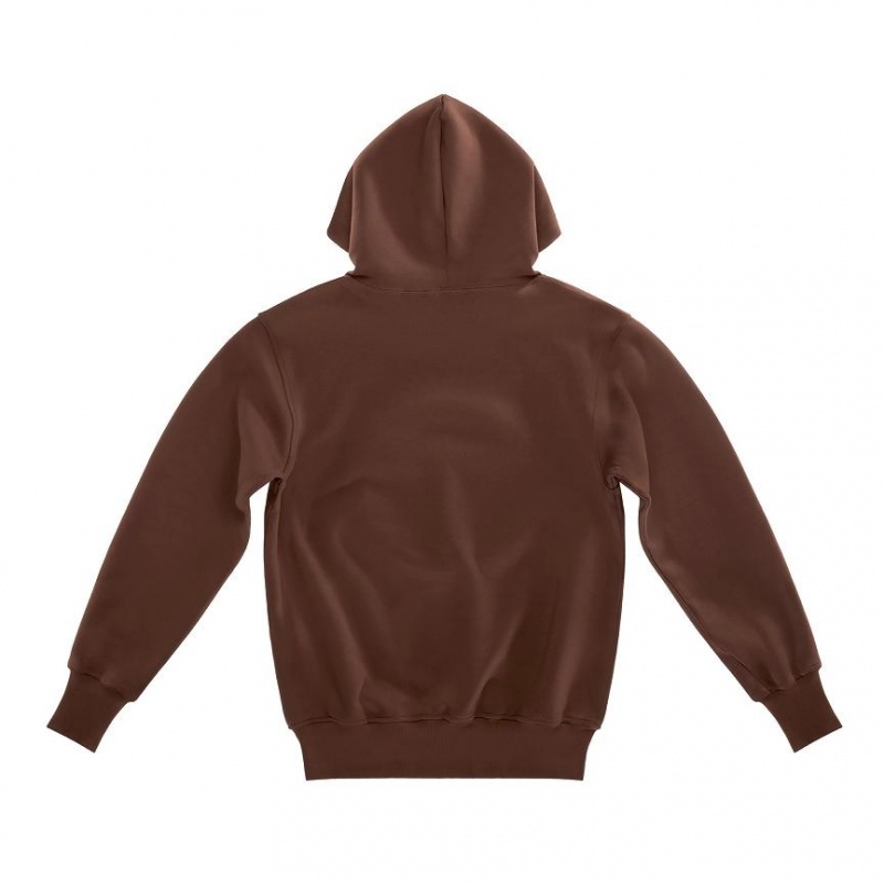 Telfar Embossed Hoodie Schokolade | CHJJ3021