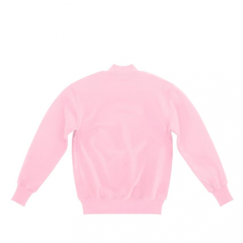 Telfar Embossed Mockneck Hoodie Rosa | CHTV3202