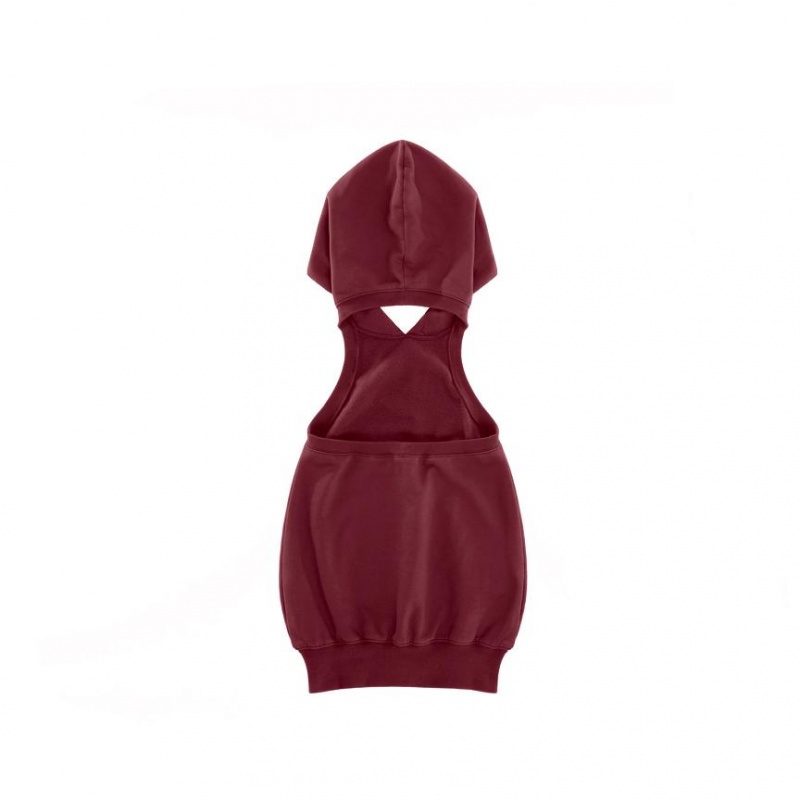 Telfar Halter Hoodie Bordeaux | CHYU3006