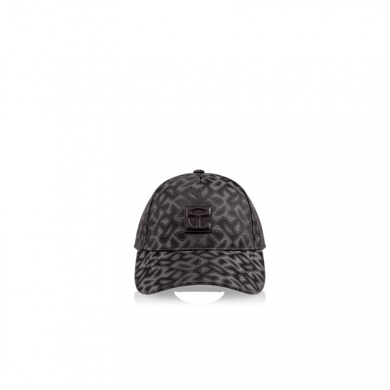 Telfar Hats Jacquard Logo Hüte Schwarz | CHOR3100