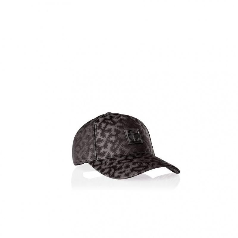 Telfar Hats Jacquard Logo Hüte Schwarz | CHOR3100