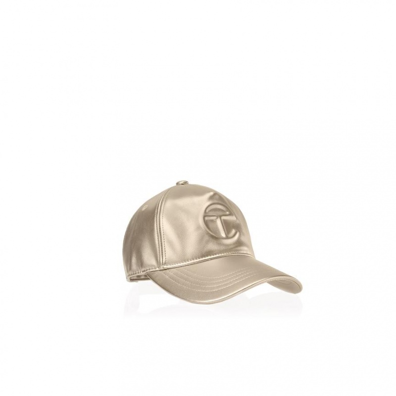 Telfar Hats Logo Embossed A Hüte Gold | CHMA3136