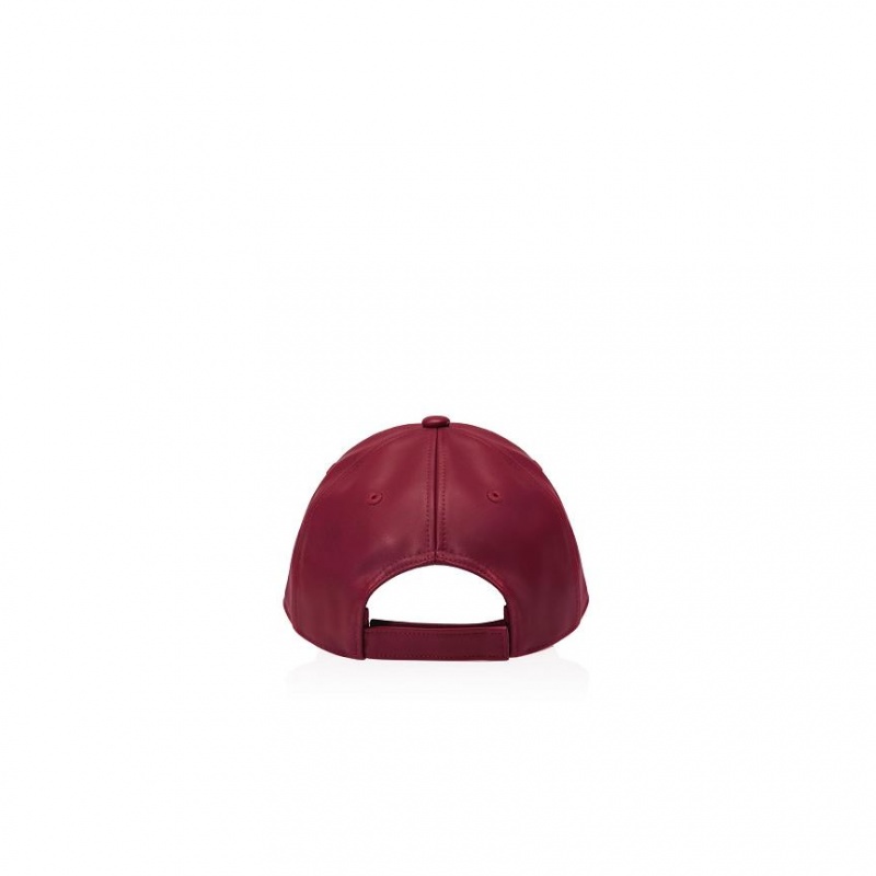 Telfar Hats Logo Embossed O Hüte Bordeaux | CHFM3122