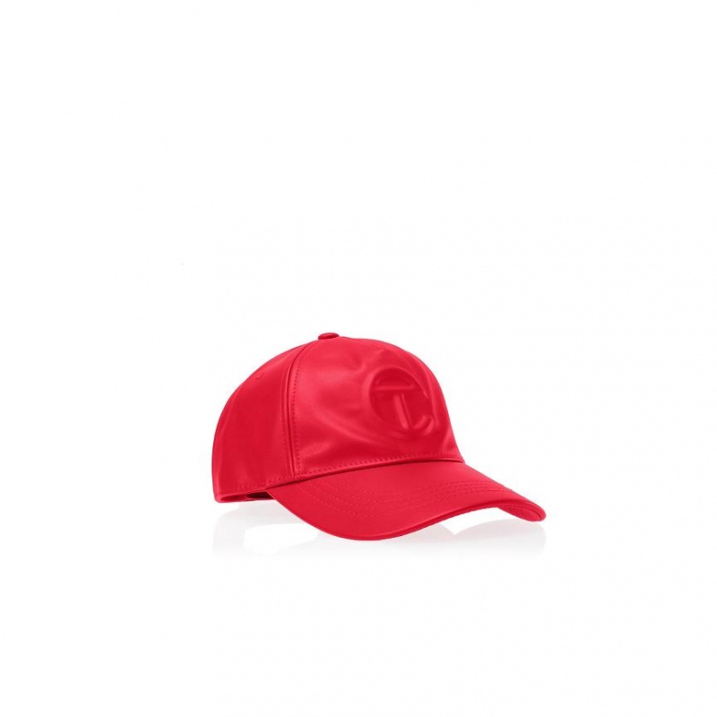 Telfar Hats Logo Embossed P Hüte Rot | CHGL3121