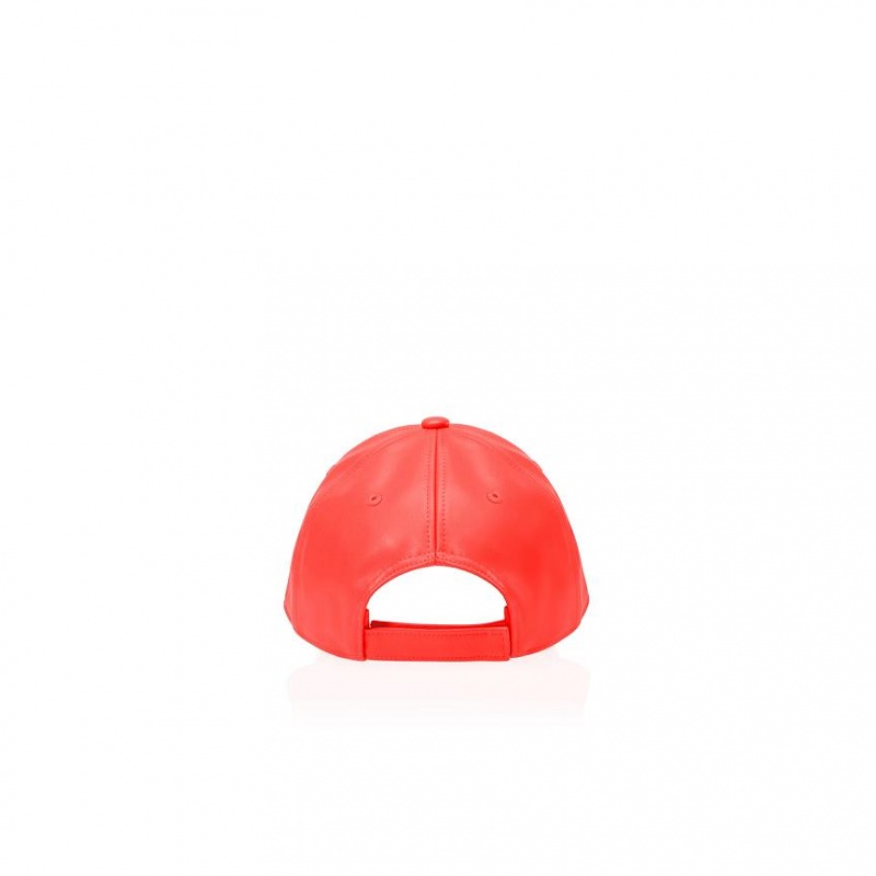 Telfar Hats Logo Embossed Q Hüte Rot | CHHK3120