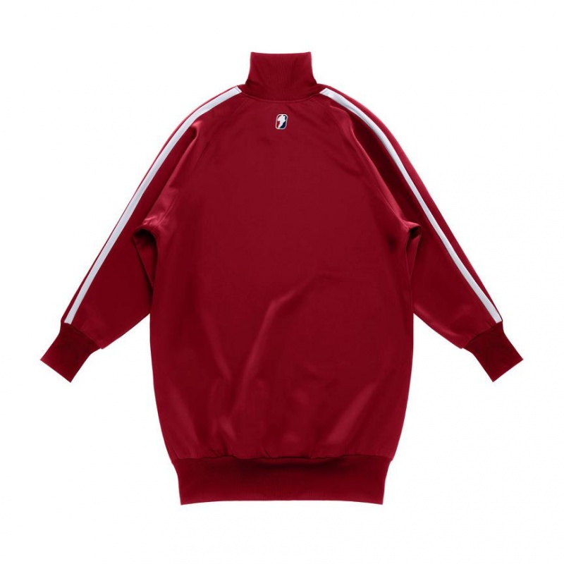 Telfar Hohe Track Jacken Bordeaux | CHRW3274